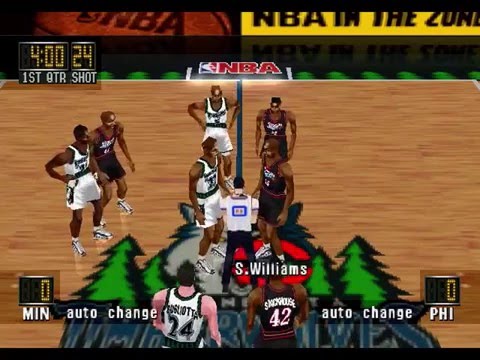 NBA In The Zone u002798-PSone (Philadephia 76ers vs Minnesota Timberwolves)