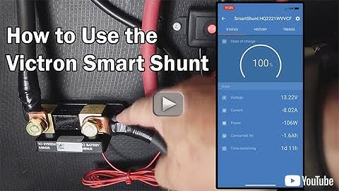 Installing and Using the Victron SmartShunt