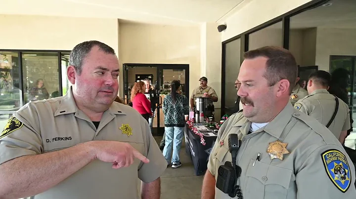 Coffee with the Sheriff in Lakeside, California.