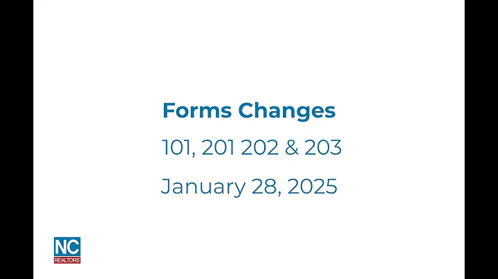 Forms Changes Updates - January 2025