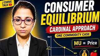 Consumer equilibrium l Cardinal approach l one commodity case #class 11#economics