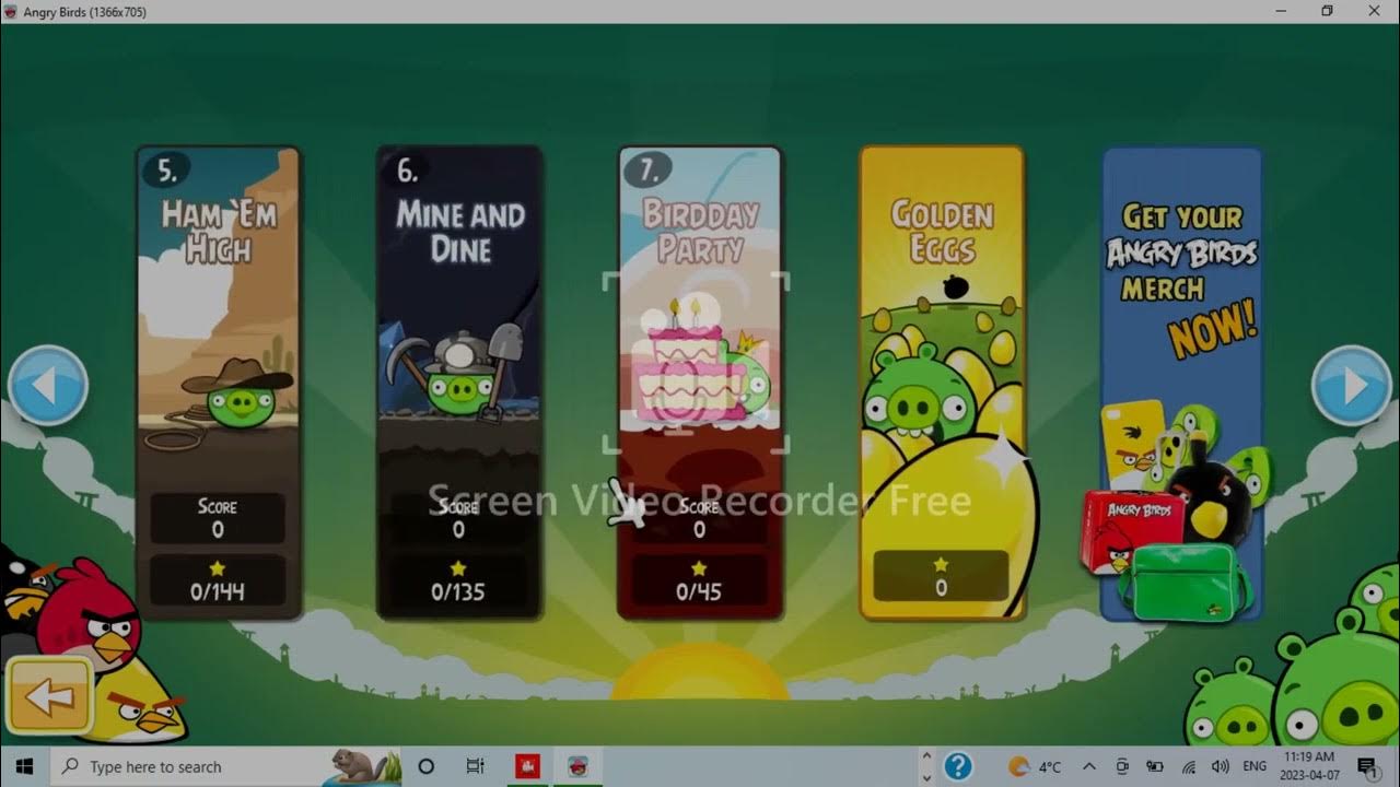 Angry Birds Classic PC Version 2.0.2 - YouTube