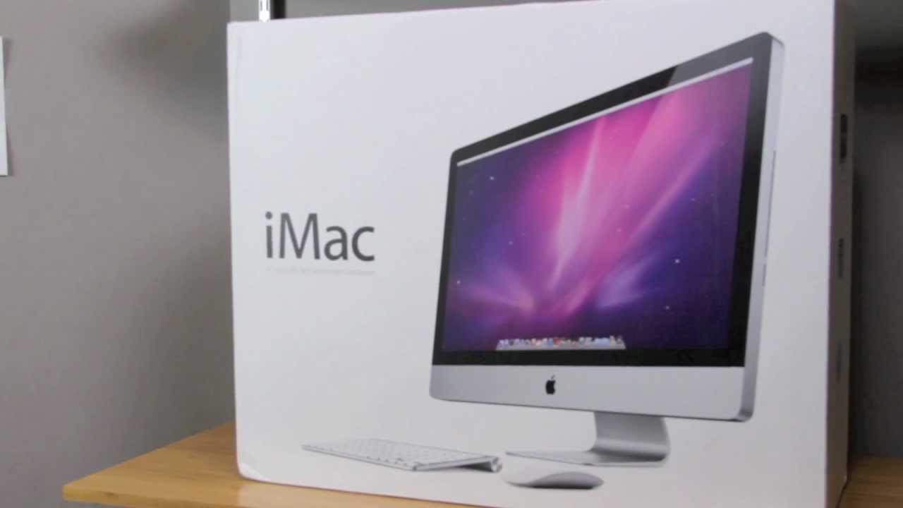 iMac 27" Core i7 3.4GHz Unboxing & Startup - YouTube