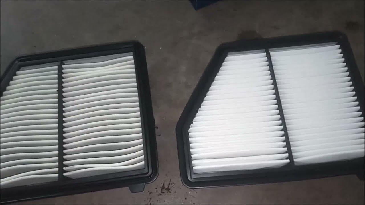 2019 Honda Civic Sport 2.0l air filter change - YouTube