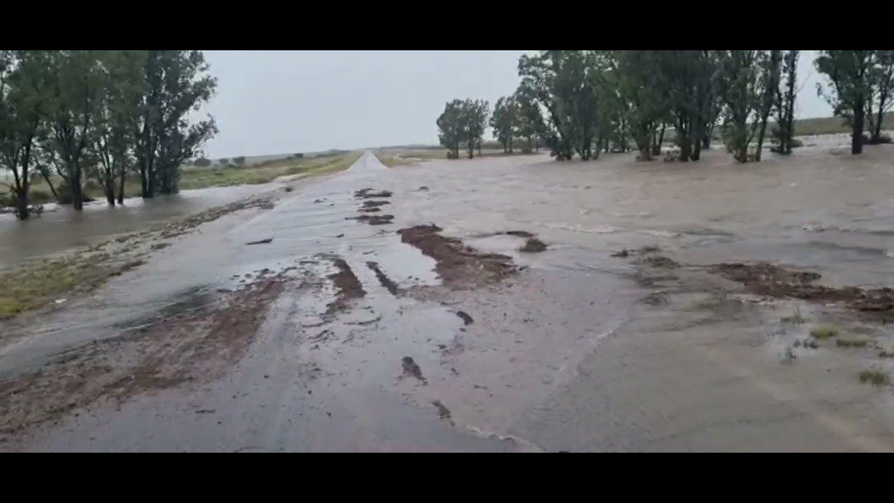 URGENTE: RUTA NAC 3 KM 928 CORTADA POR AVANCE DEL AGUA