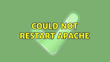 Could not restart apache (2 Solutions!!)
