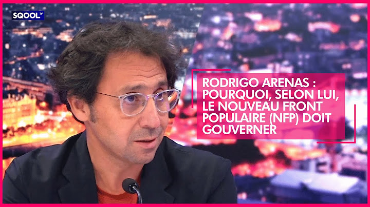 Rodrigo Arenas : pourquoi il estime que le Nouveau Front populaire (NFP) devrait gouverner