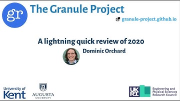 The Granule project in 2020, Granule language v0.8, and some of what