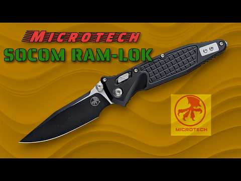 Latest Folder from Microtech!  SOCOM Elite RAM LOK! Lighter & Thinner