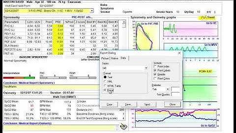 How to: export Curve Points using winspiroPRO®