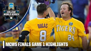 Men's College World Series Finals, Game 1: LSU Tigers vs. Florida Gators | Full Game Highlights