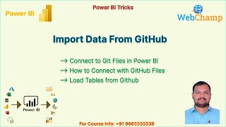 PBI_8: Import Data from GitHub Files || Web Connector in Power BI