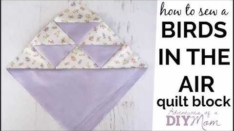 Birds in the Air Quilt Block Tutorial