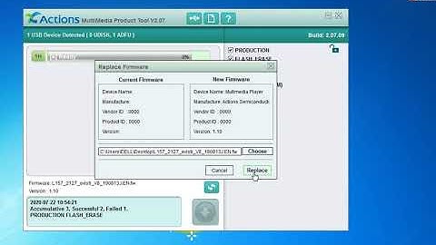 EVISTR 157 ADFU install firmware (update system)