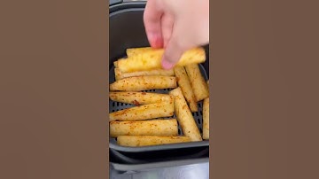 AIR FRY CASSAVA FRIES | how to make yuca fries | kamoteng kahoy recipe #shorts