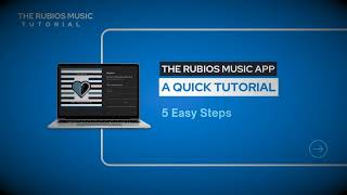 The Rubios Music App Tutorial (English)