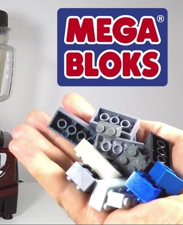 What Really Happens When Your Blend LEGO Bricks And Mega Bloks... #shorts