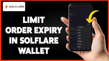 How To Limit Order Expiry In Solflare Wallet 2024 | Manage Your Crypto Orders