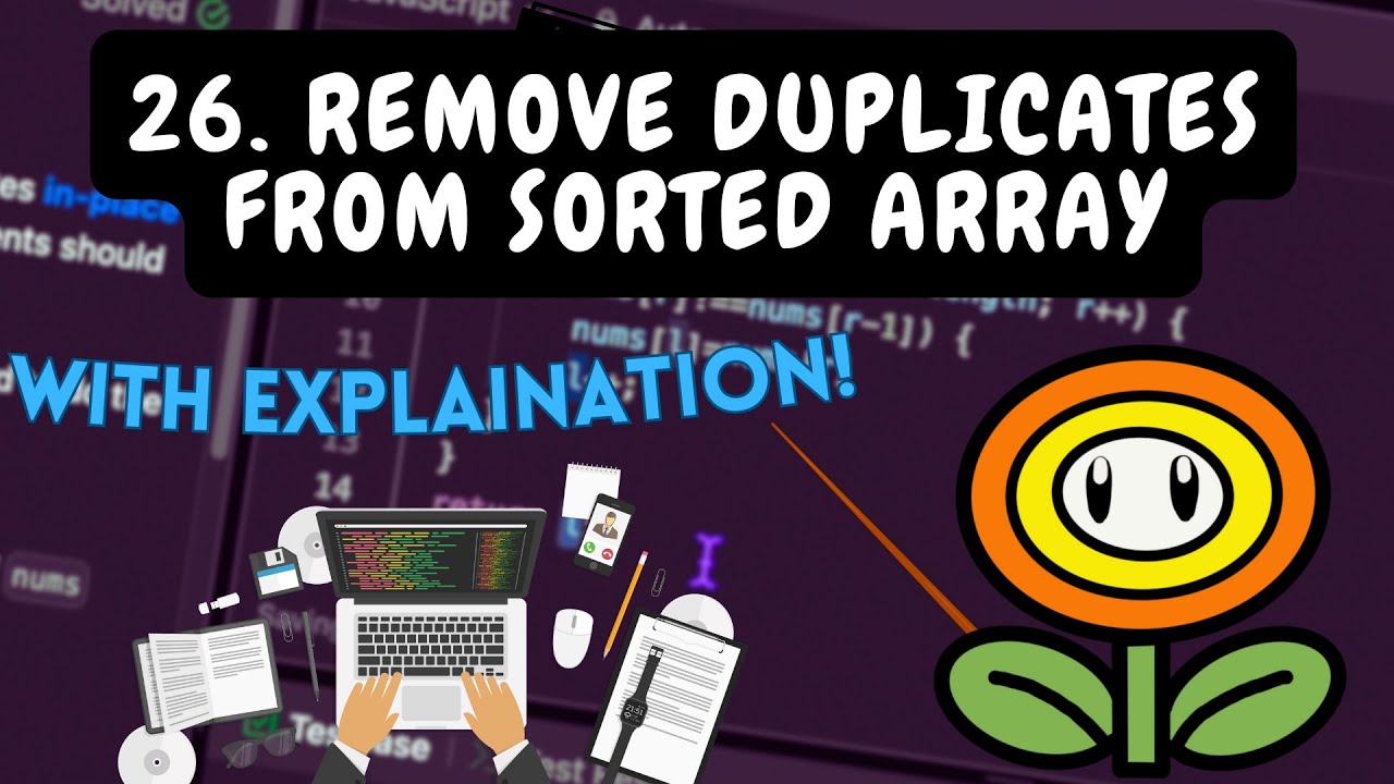 Neetcode 26. Remove Duplicates From Sorted Array - YouTube