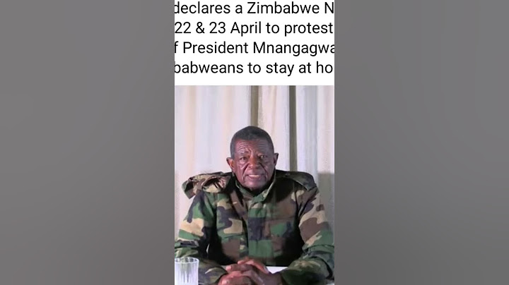 Blessed Geza calls for 22 and 23 April shutdown in Zimbabwe