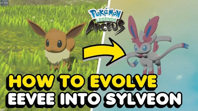How To Evolve Eevee Into SYLVEON! In Pokemon Legends Arceus 