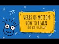 Verbs of motion: step-by-step PLAN + TIPS