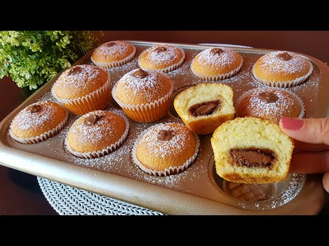 Yumşaq və tüklü MUFFINLƏR. Super dadlı, 5 dəqiqəyə hər gün hazırlayacaqsınız