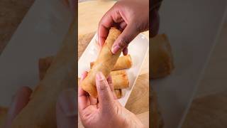 The CRUNCH On These Vietnamese Spring Rolls 😮💨🔥 #vietnamesespringrolls #springrolls #snacks