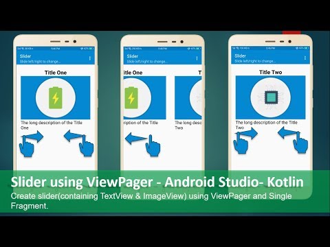 Slider using ViewPager