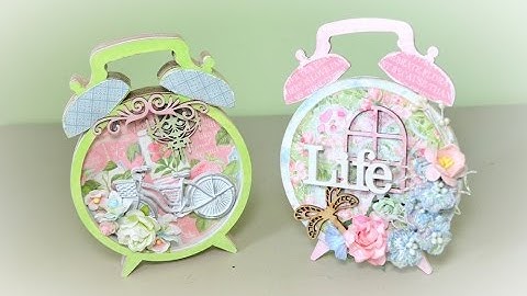 Altered Clock Shadowbox For SaCrafters (Start to Finish Tutorial)