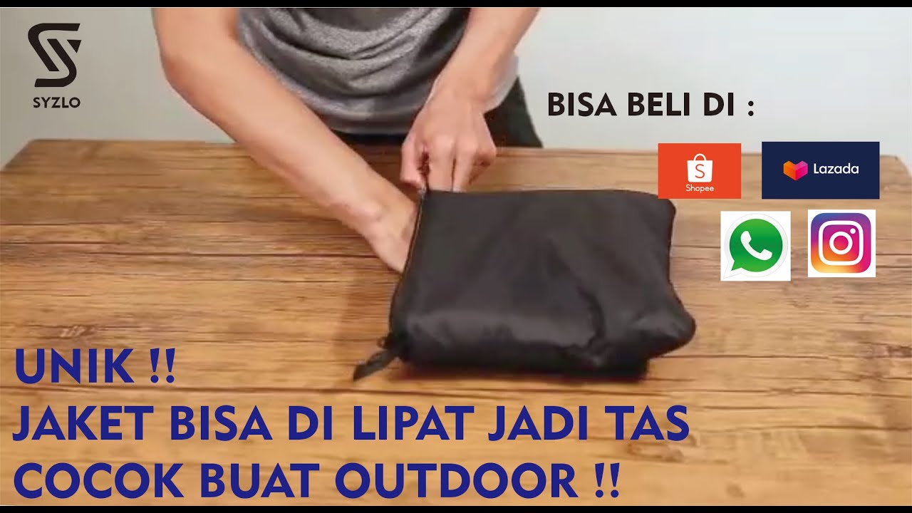 JAKET BISA JADI KANTONG NEW PRODUK SYZLO GIACCA CEDRIC ONYX