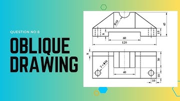 Oblique Drawing| Tutorial  | Question no 8 🤯| #ioe  #PU #kU #drawingtutorial #ctevt