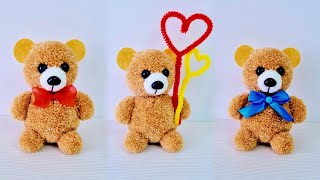 🐻 Pom - Pom Bear / Amazing bear made from thread / DIY Bear Project 👍