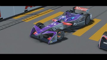 rFactor 2 : Formula E 2018 Crash Compilation #1