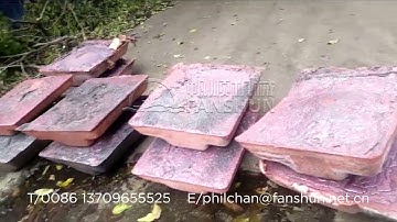 Medium frequency furnace large ingots for copper ingot production line  中频炉大锭