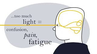 When light overwhelms the brain
