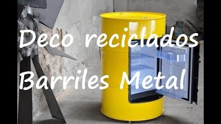 Deco Ideas DIY con Barriles de metal