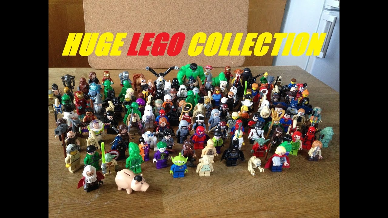 My Huge Lego Minifigure Collection [old Rare And New Ones] Youtube