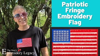 Fringe Machine Embroidery - Patriotic USA Flag screenshot 2