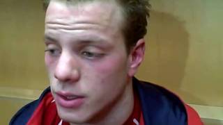 John Carlson Postgame Interview (2-12-2011)