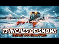 Surviving a Snowstorm: Bobcat Snow Clearing in Action!