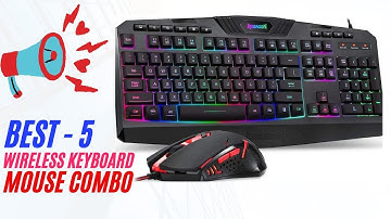TOP 5 Best Wireless Keyboard Mouse Combo in 2023