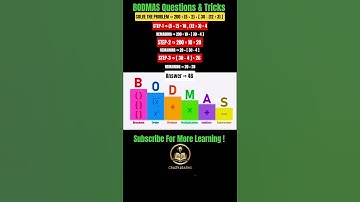 Math Reasoning | BODMAS | Questions | Tricks | Coding-Decoding #ssc #exam #maths #tricks #new #ai