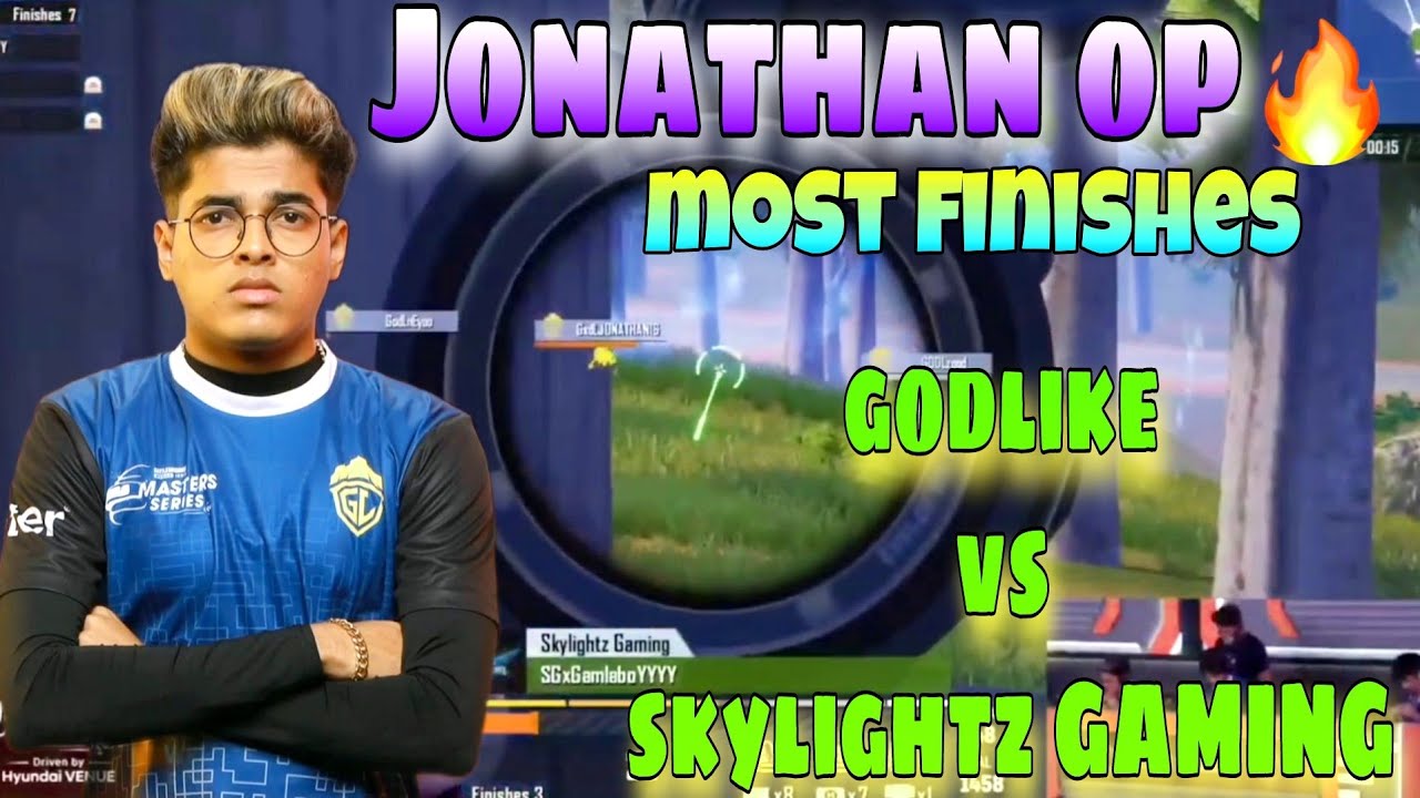 godlike 9 kills chicken | Jonathan on Fire | bgmi lan event | bgmi ...