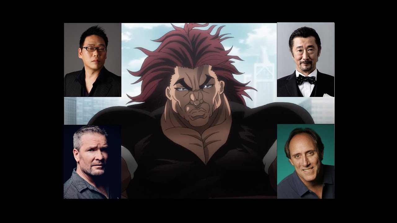 Yujiro Hanma (Baki the Grappler) Ultimate Voice Comparison YouTube