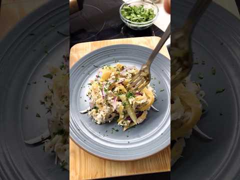 Салат закуска из простых продуктов, который понравится каждому мужчине!