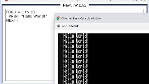 TiddlyWiki for BASIC Programming