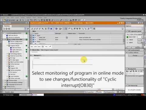 PLC programming tutorial TIA Portal - 2. Program blocks (Part 1/3)