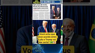 Lula e Trump se reencontram: trégua comercial!  #notícias #política