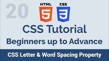 20 CSS Letter & Word Spacing Property- beginners up to advance css tutorial